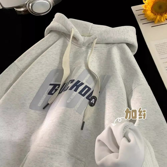 Fleece-lined hoodie jacket