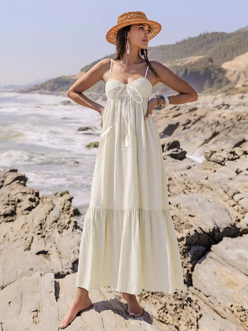 Sweetheart Neck Maxi Dress
