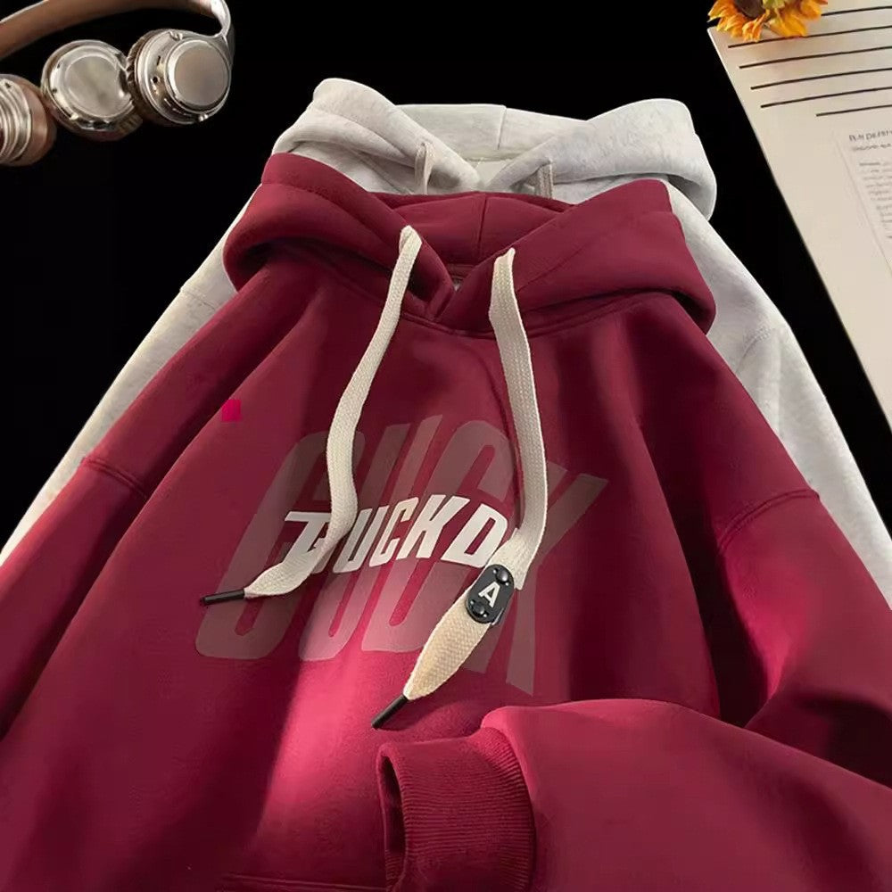 Fleece-lined hoodie jacket