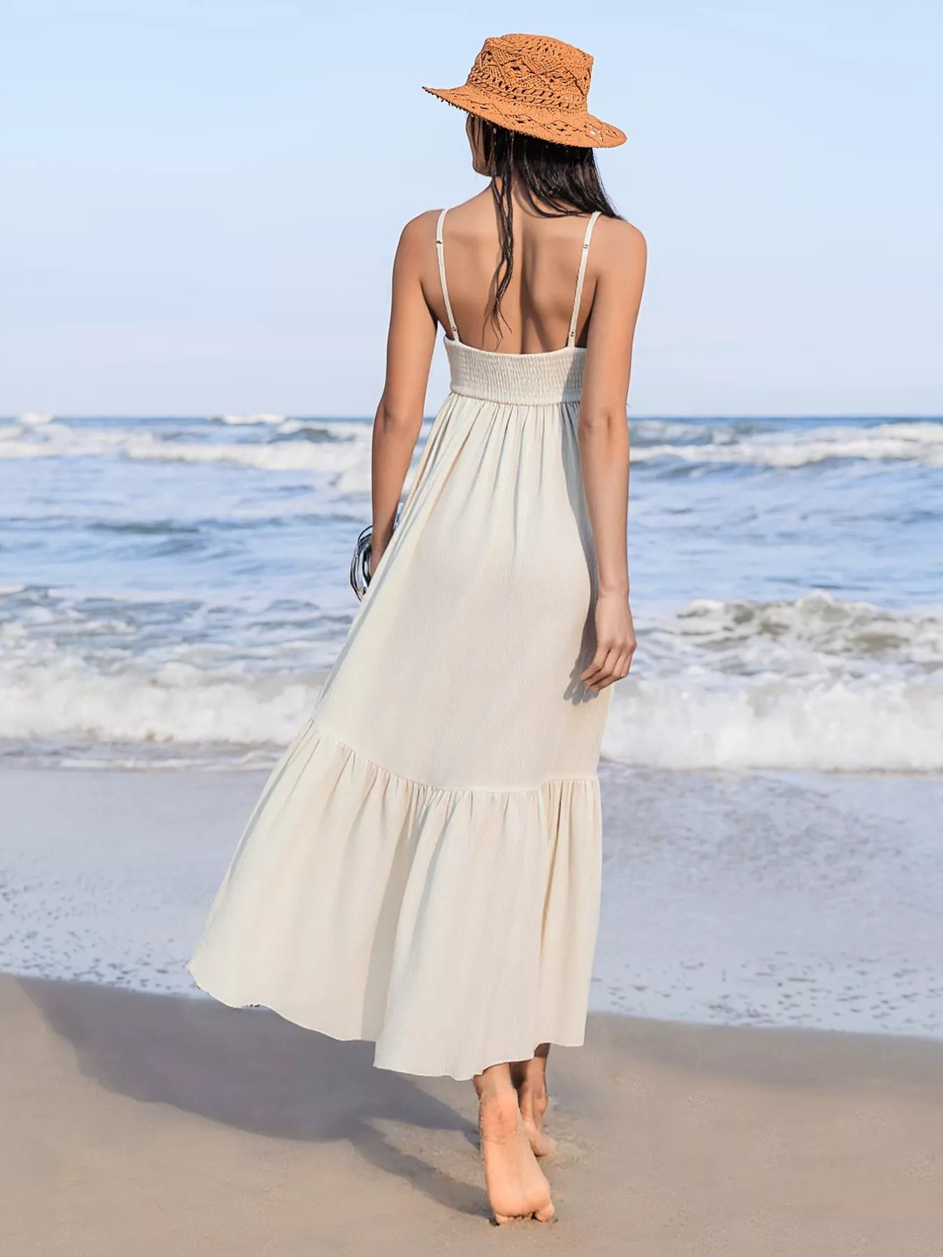 Sweetheart Neck Maxi Dress