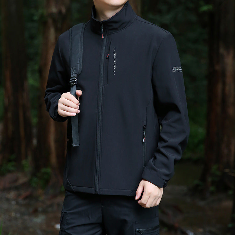 Tactical Soft Shell Fleece Jacket for Men