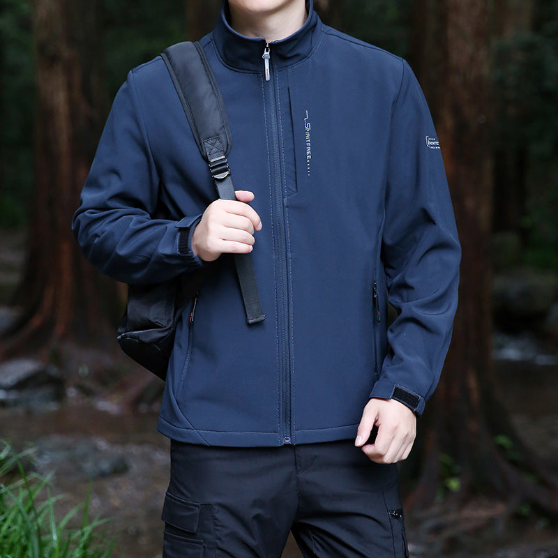 Tactical Soft Shell Fleece Jacket for Men