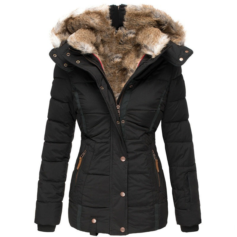 Women's Winter Warm Hooded Cotton Jacket