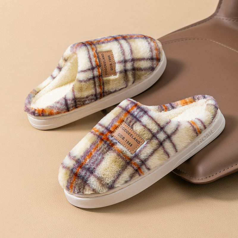 Winter Plush Non-Slip Indoor Slippers