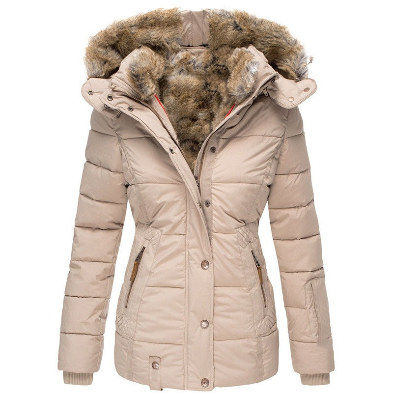 Women's Winter Warm Hooded Cotton Jacket