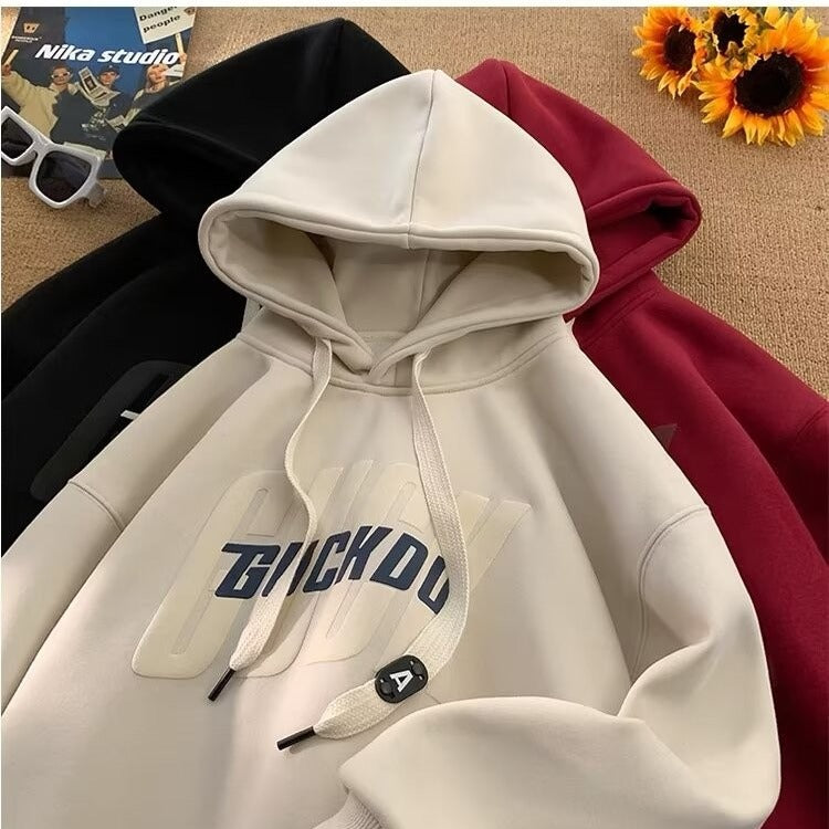 Fleece-lined hoodie jacket