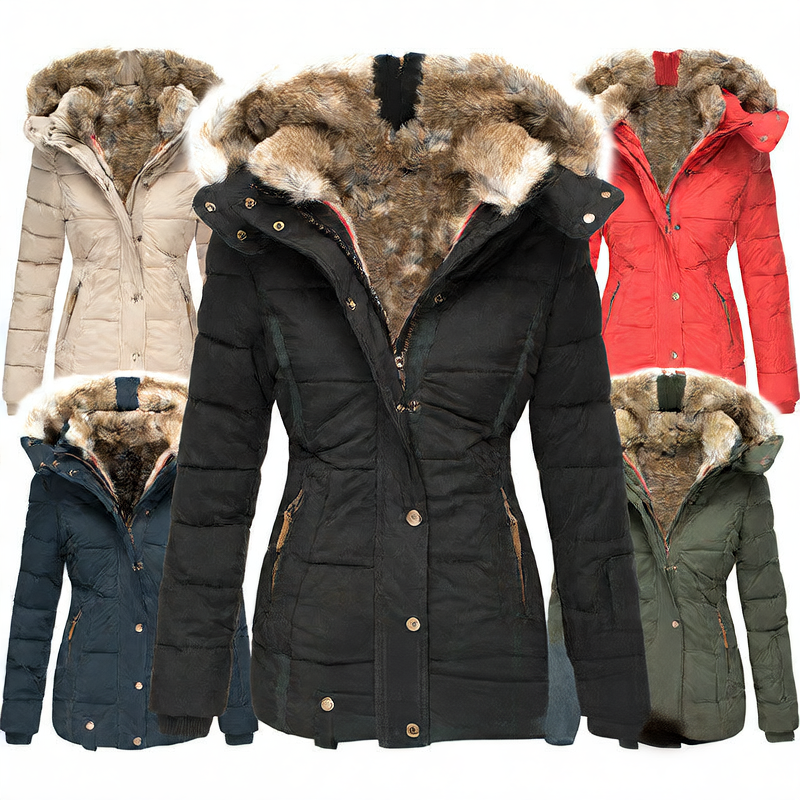 Women's Winter Warm Hooded Cotton Jacket