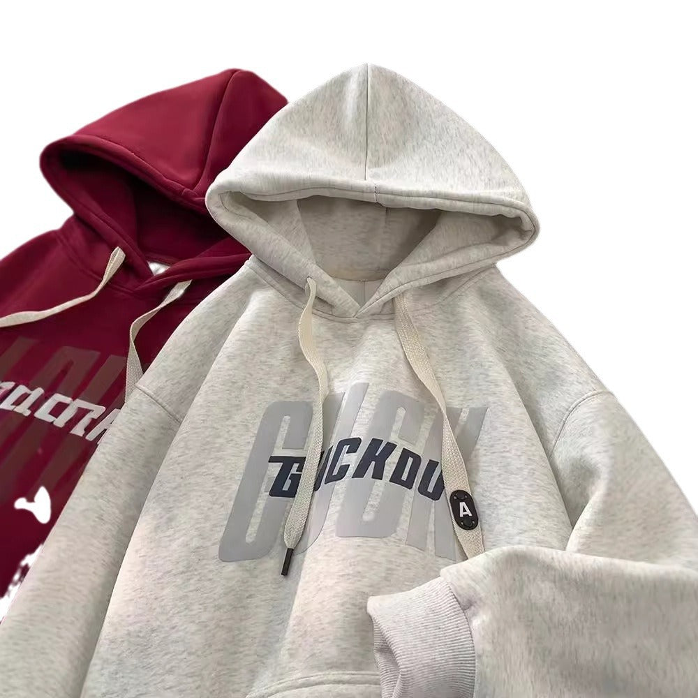 Fleece-lined hoodie jacket