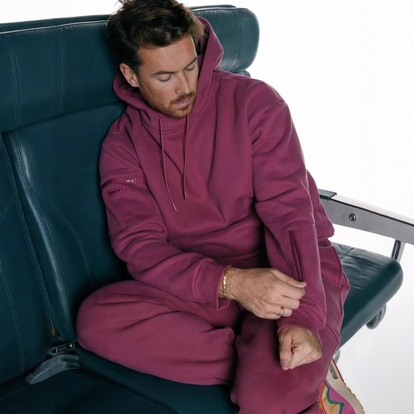 Eye Mask Hoodie Sweatshirt for Travel and Office Rest