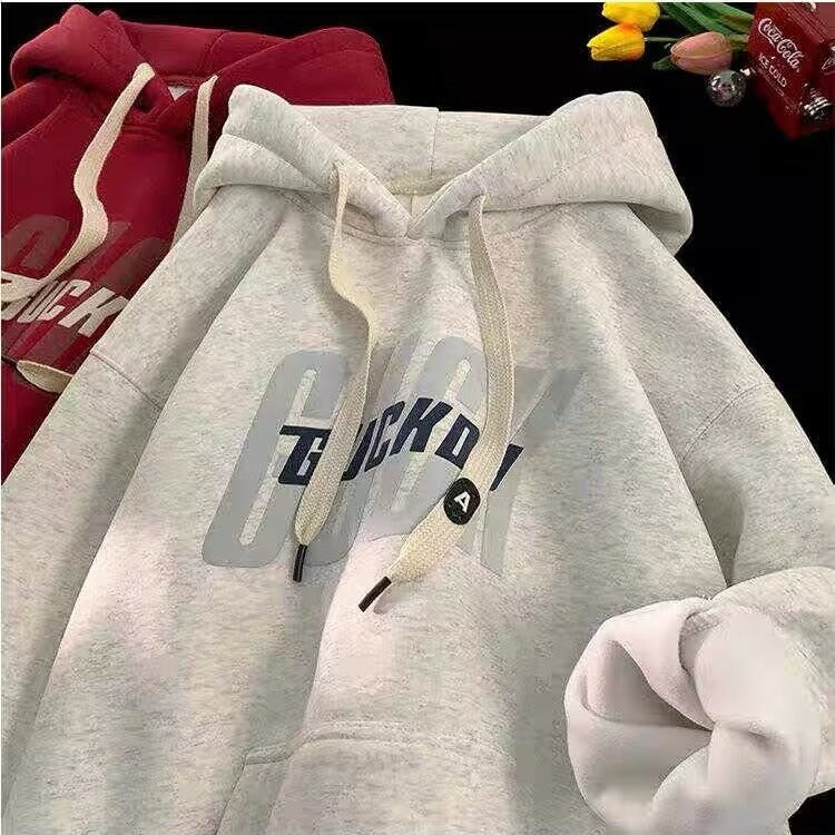 Fleece-lined hoodie jacket