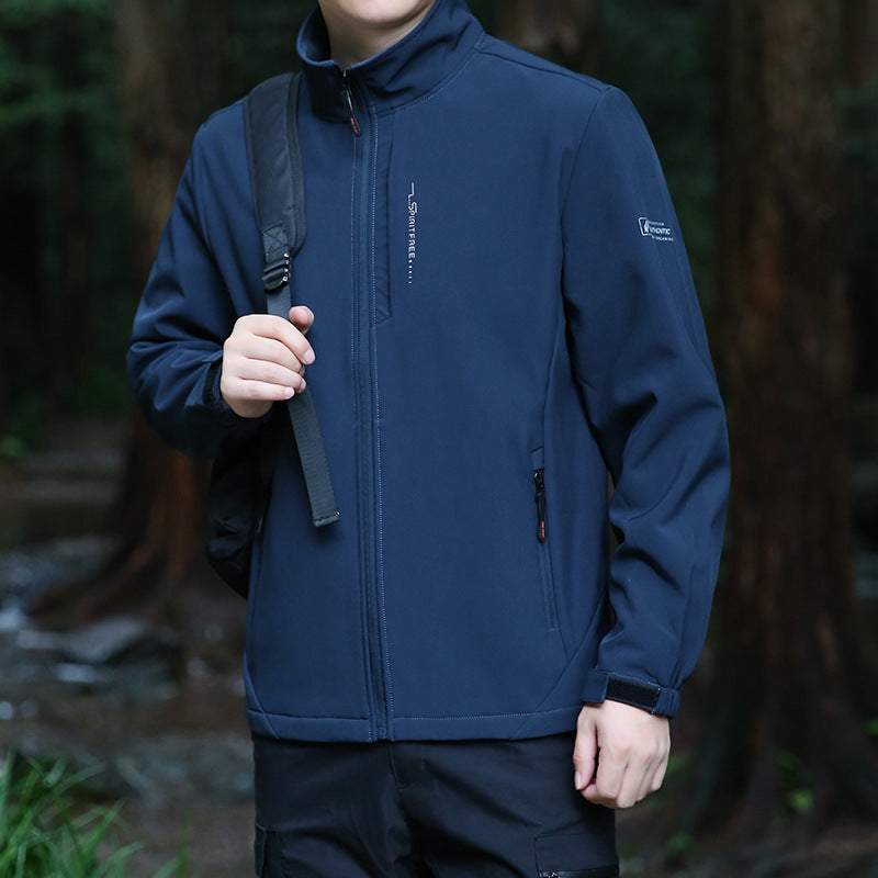 Tactical Soft Shell Fleece Jacket for Men