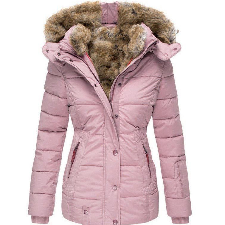 Women's Winter Warm Hooded Cotton Jacket