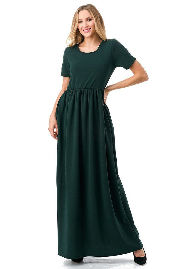 Women's Casual Maxi  Dress With Pockets