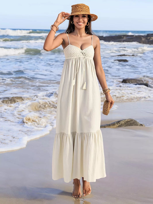 Sweetheart Neck Maxi Dress