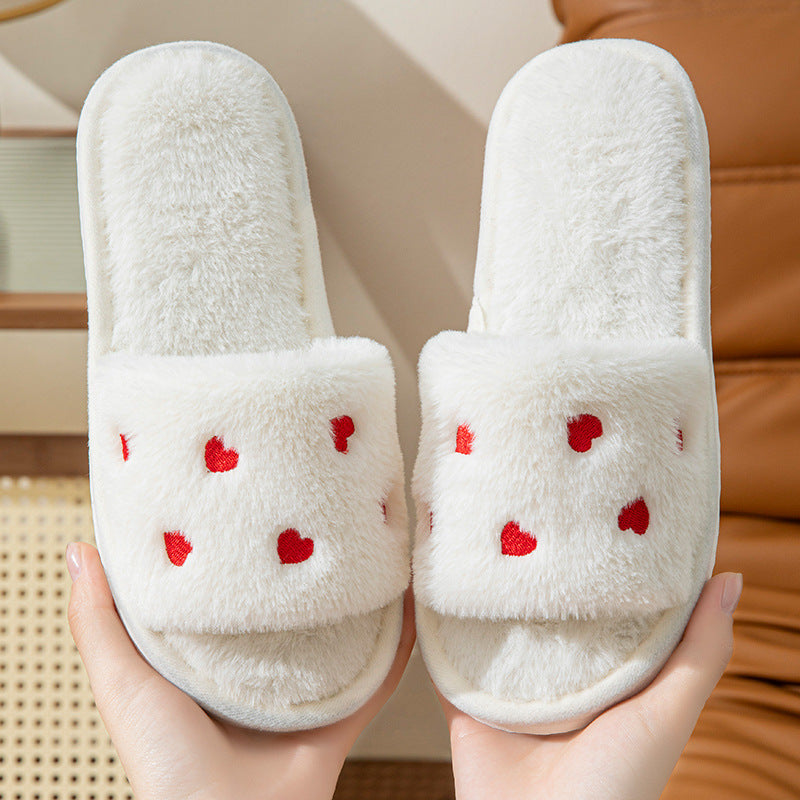 Autumn and winter cotton slippers
