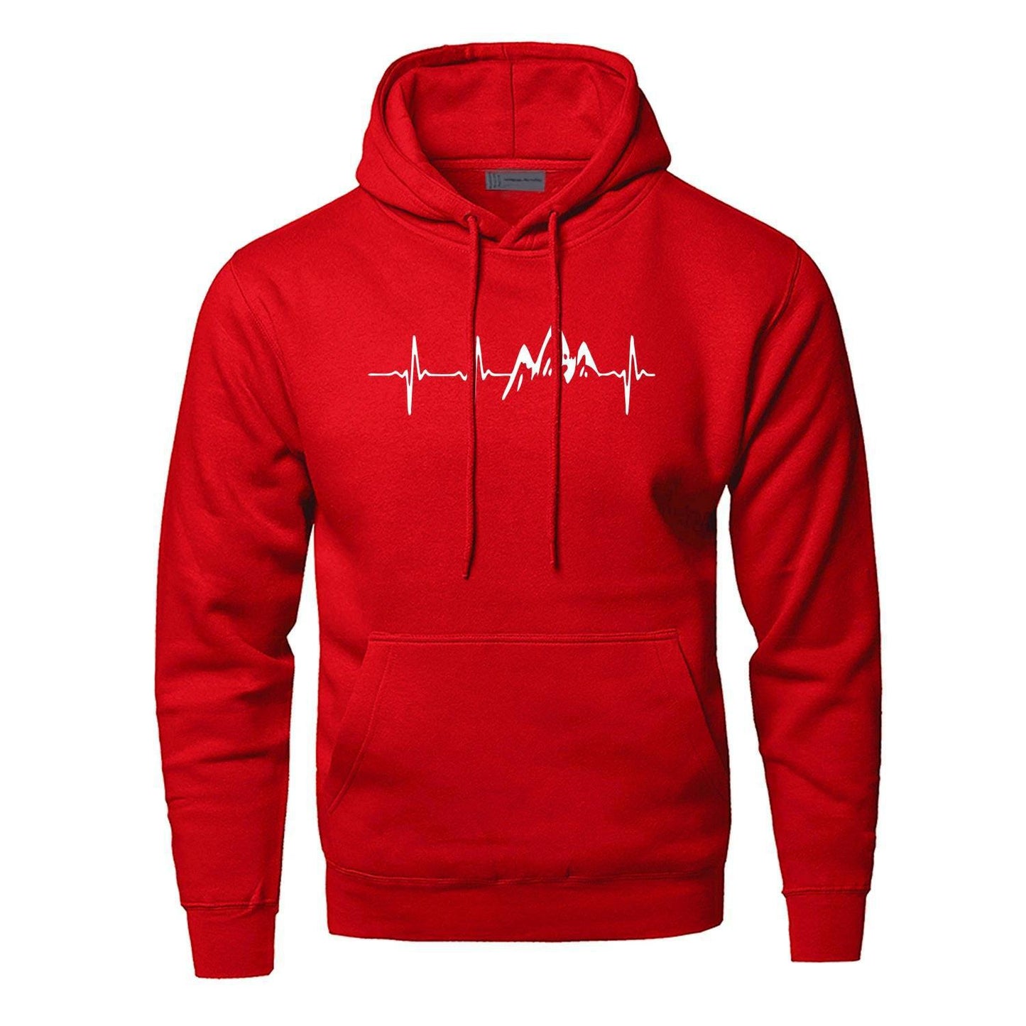 Fleece-Lined Heartbeat Hoodie Sweatshirt