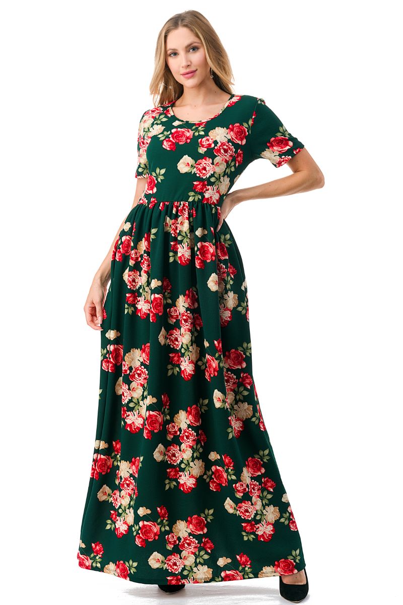 Women's Casual Maxi  Dress With Pockets