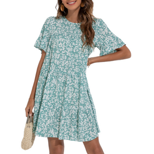 Floral A-Line Dress