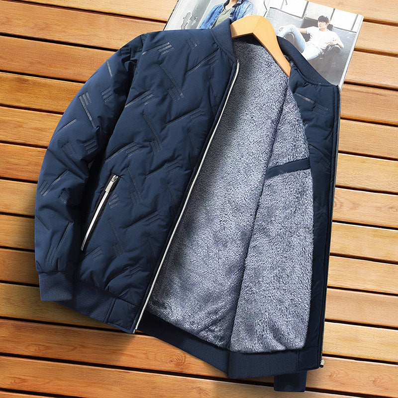 Mens Fleece Lined Winter Jacket