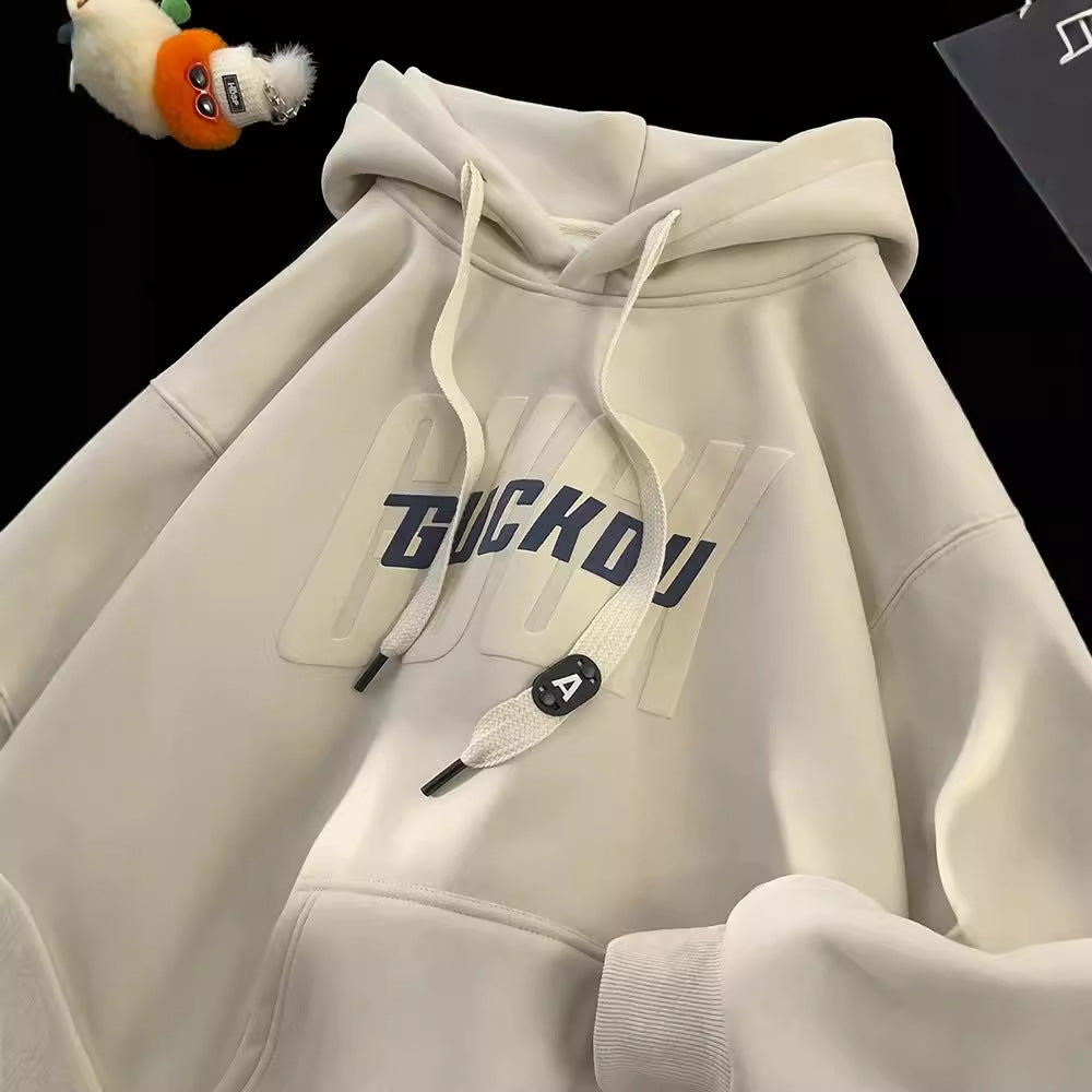 Fleece-lined hoodie jacket